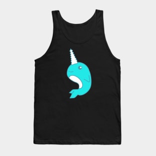 Blue Narwhal Tank Top